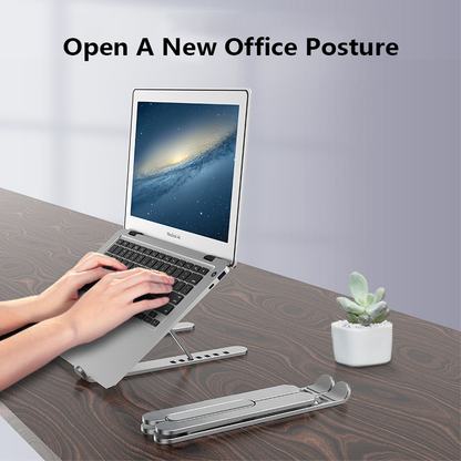 Aluminum Alloy Portable Folding Laptop Stand with Cooling